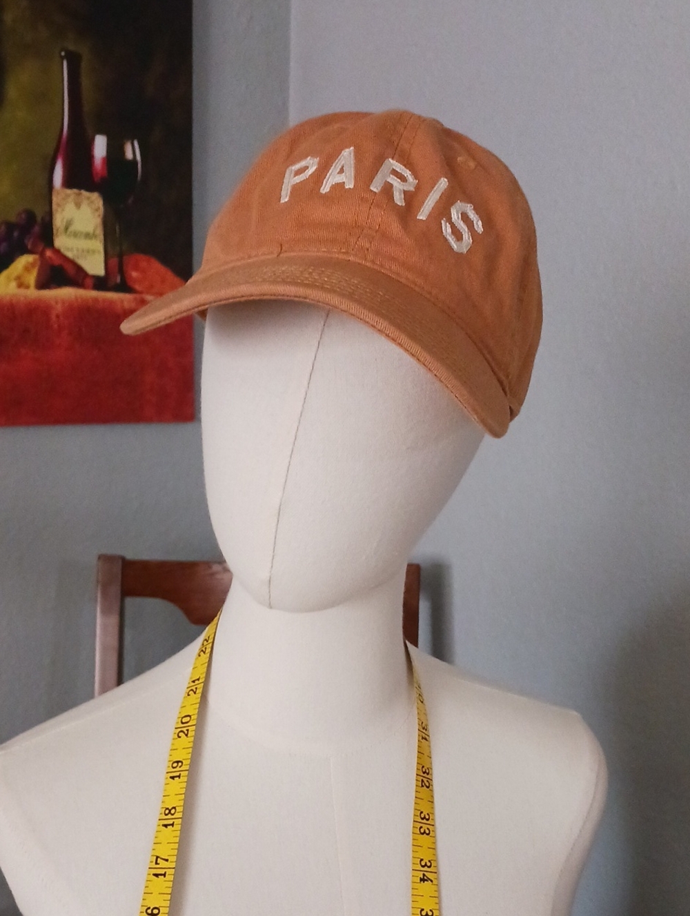 MAD Engine 'PARIS' Embroidered Baseball Cap - Terracotta